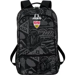 JAKO Fanartikel VfB Rucksack Tropicana, schwarz/anthrazit, ONE SIZE