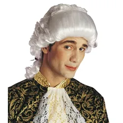 Bastien Barock Perücke In Weiß - OS