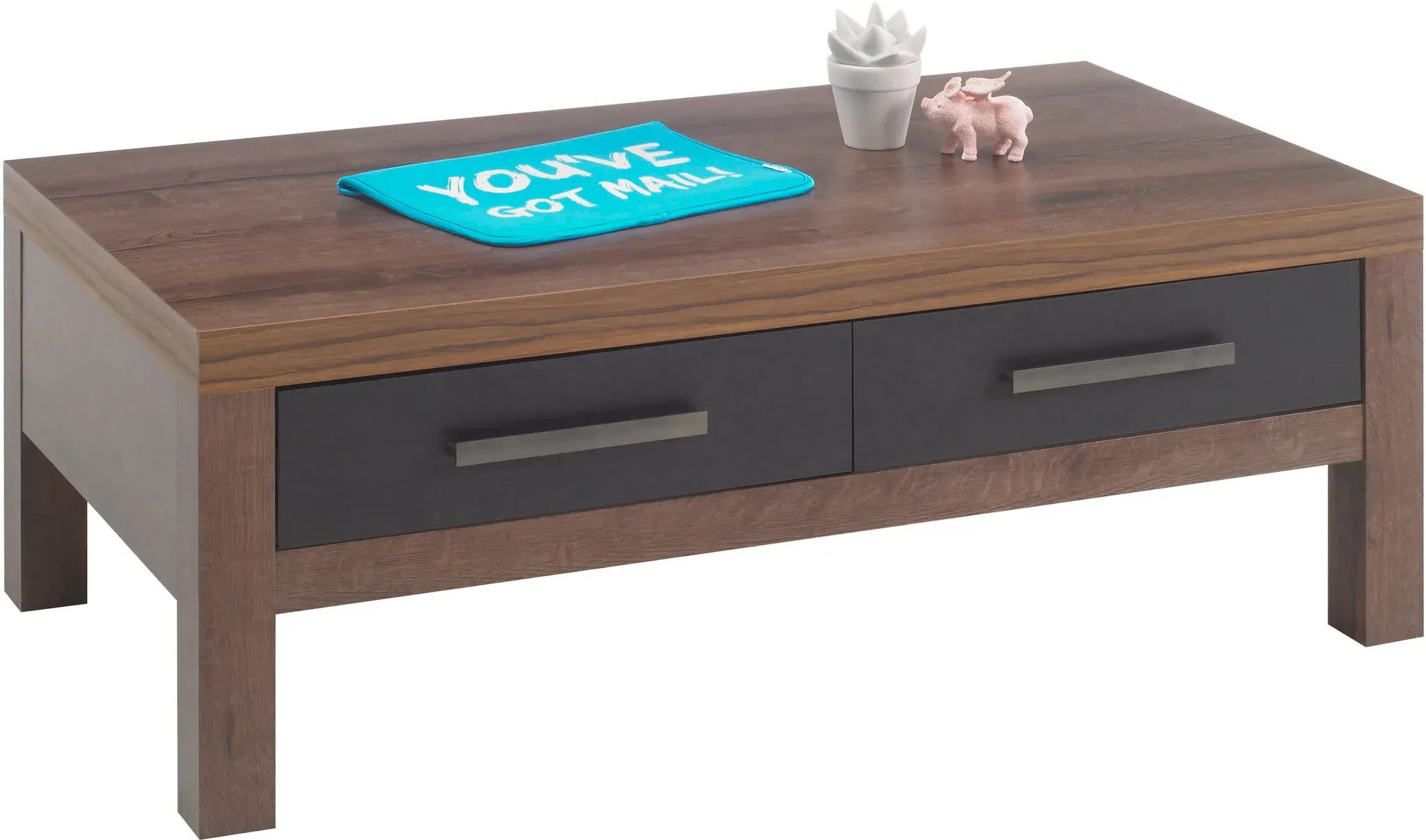 Couchtisch STOLKOM "Balin 1", braun (braun, eiche canyon dekor mdf, eiche canyon dekor), Tische, mit Schubladen, Tisch in Eiche Canyon oder Eiche Artisan Dekor