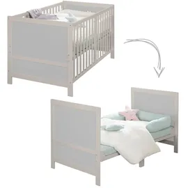 roba Babybett EASY SLEEP 70x140 cm natur/grau