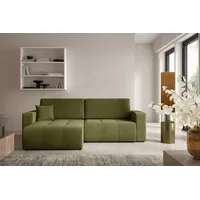 Fun Möbel Ecksofa Sofa mit Schlaffunktion AUGUSTO in Stoff