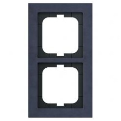 Busch-Axcent Pur Abdeckrahmen 2-fach, papierblau