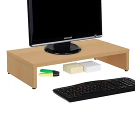 CARO-Möbel Monitorständer Bildschirmerhöhung 50 x 10 x 27 cm Braun