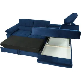 Mirjan24 Eckcouch Abriamo 10 L-Form 2-Sitzer Grün