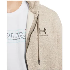 Under Armour Essential Fleece Reißverschlusspullover - Timberwolf Taupe Light Hthr / Timberwolf Taupe - L