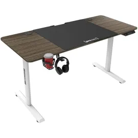 pro.tec Schreibtisch Hayward Dunkler Holzton