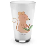 Mr. & Mrs. Panda Glas Maus Kreatives Schreiben - Transparent - Geschenk, Latte Macchiato, S, Premium Glas, Inspirierende Sprüche