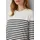s.Oliver Gestreifter Pullover aus Viskosemix Creme/Schwarz 40