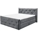 ED-Lifestyle Boxspringbett Anthrazit