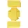 ornamensa Alvotex Airlaid Besteckservietten 32x40cm 50/1 - YELLOW (251)