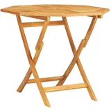 vidaXL Gartentisch Klappbar 85 x 85 x 76 cm Braun