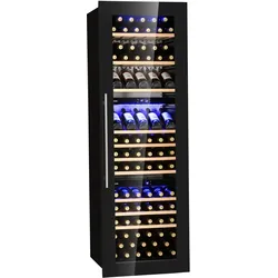 Klarstein Vinsider 89 Built-In Trio Built-In Weinkühlschrank 5 – 18 °C Touch-Bedienfeld Holzregale Schwarz BRAND_75368113