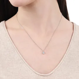 Tom Tailor Kette mit Anhänger Solitär-Optik Silber