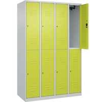 C+p-möbel CP-Möbel Spind Classic Plus clowngrün, lichtgrau 080300-40 S10046,