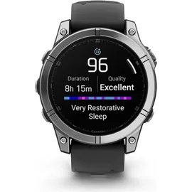Garmin fenix E 47 mm Schwarz/Silber
