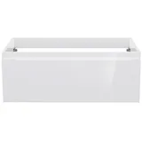 Camargue Espacio Waschtischunterschrank  (80 x 46 x 30 cm, Gama weiß glänzend)