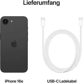 Apple iPhone 16e 256 GB Schwarz