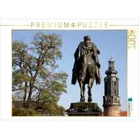Calvendo Carl-August-Denkmal und Schloßturm in Weimar 1000 Teile Puzzle