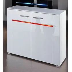 Sideboard HÖLTKEMEYER "Flame", weiß, Ohne Aufbauservice, Sideboards, Breite 90 cm