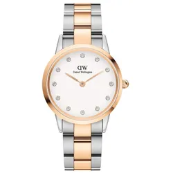 Daniel Wellington -Iconic Lumine roségold/silver White 32mm- DW00100358