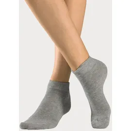 H.I.S. Kurzsocken 10er Pack Schwarz/Grau 39-42