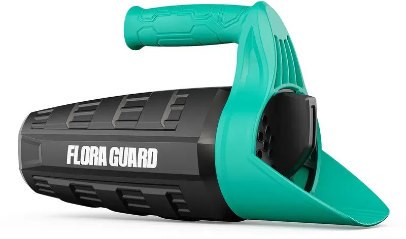 FLORA GUARD Hand-Saatstreuer, salzstreuer mit verstellbarer Skala, Futter- und Düngerstreuer für Rasensamen, Rasen und Eiscreme