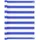 vidaXL Balkon-Sichtschutz 90 x 300 cm Blau/Weiß HDPE