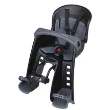 polisport bike Bilby Junior+ Vorderer Kindersitz Für Fahrräder - Black / Dark Grey - Max 15 kg