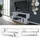 Vicco Karel Lowboard 120 x 50,6 cm Weiß MDF/Spanplatte