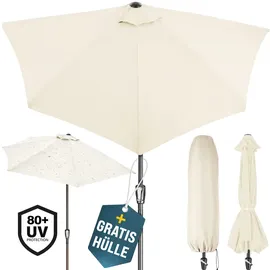 Kingsleeve Sonnenschirm 270 x 135 cm creme