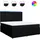 vidaXL Boxspringbett 180 x 200 cm Schwarz
