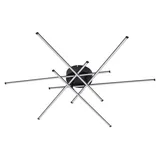 LINDBY Elviano 1-flammig 80 cm schwarz Aluminium