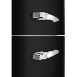 Smeg FAB30RBL6 Retro-Kühl-Gefrierkombination (294 l, 1720 mm hoch, Schwarz)