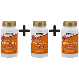 NOW Foods Vitamin D-3 1000 IU Softgels 180 St.
