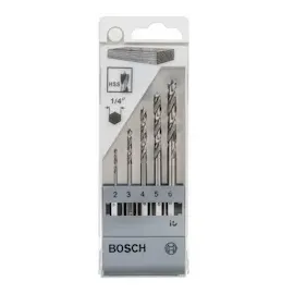 Bosch Holzbohrer-Set mit Sechskantschaft 5-teilig 2 - 6 mm