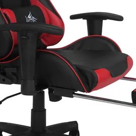 Beliani Victory Gaming-Stuhl Schwarz/Rot für PC