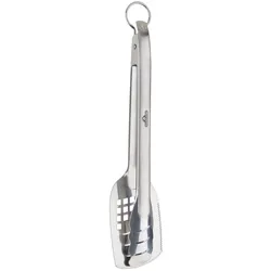 Napoleon 2 in 1 Zangen Wender, Multifunktionales Grilltool aus hochwertigem Edelstahl, Grillzange