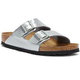 Birkenstock Arizona Birko-Flor silber 40