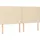 vidaXL Boxspringbett mit Matratze Creme 200x200 cm Stoff