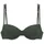 Copenhagen Studios Bügeleinsatz-Bikini-Top Damen Dunkelgrün 38 Cup B