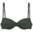 Copenhagen Studios Bügeleinsatz-Bikini-Top Damen Dunkelgrün 38 Cup B