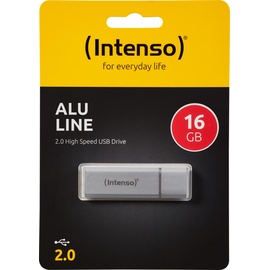 Intenso Alu Line 16 GB silber USB 2.0