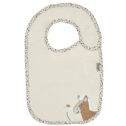Sterntaler Lätzchen Pferd Sunny mit Druckknopf ecru