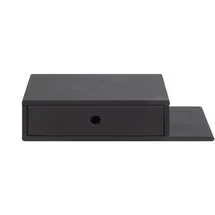woodek Nachtschrank HOPE 65 x 15 x 30 cm Schwarz