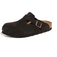 Birkenstock Classic Boston, Unisex-Erwachsene Clogs, Braun (Mocca WB), 41 EU (7.5 Erwachsene UK) - 41 EU Schmal