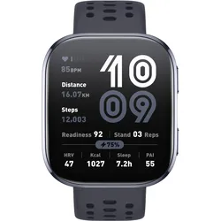Digital Smartwatch Quadratisch 302 ppi  Bip 6 (Schwarz)