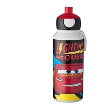 Mepal Trinkflasche Pop-up Cars Go Rot 0,4 l
