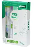 GUM Sonic Daily - Brosse à dents électrique sonique Brosse(S) À Dents