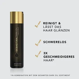 Sebastian Professional Dark Oil Shampoo feuchtigkeitsspendend 250 ml