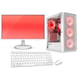 VIST Gaming PC Komplett Set R5 5600G 16GB VEGA SSD 1TB WIFI Win11 24"